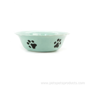 Anti Slip Feeding Pet Puppy Kitten Ceramics Bowl